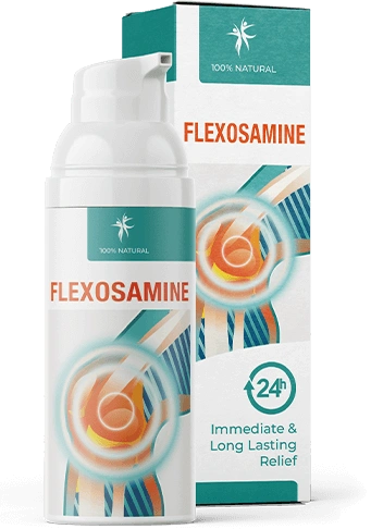 Flexosamine gel para articulaciones: envase airless de 50 ml y caja